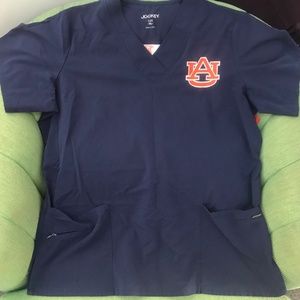 Jockey Auburn University Scrub top sz XL
